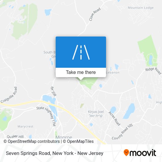 Mapa de Seven Springs Road