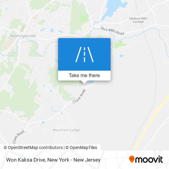 Mapa de Won Kaksa Drive