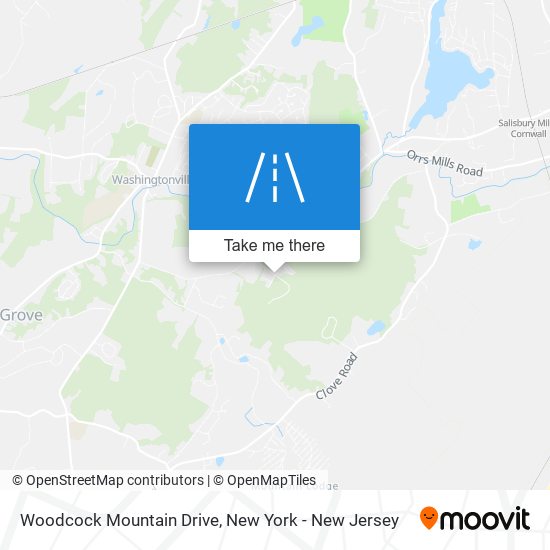 Mapa de Woodcock Mountain Drive