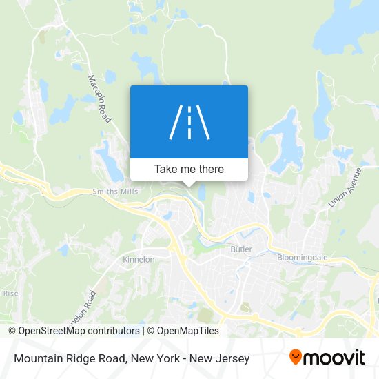 Mapa de Mountain Ridge Road