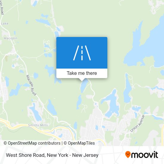 Mapa de West Shore Road
