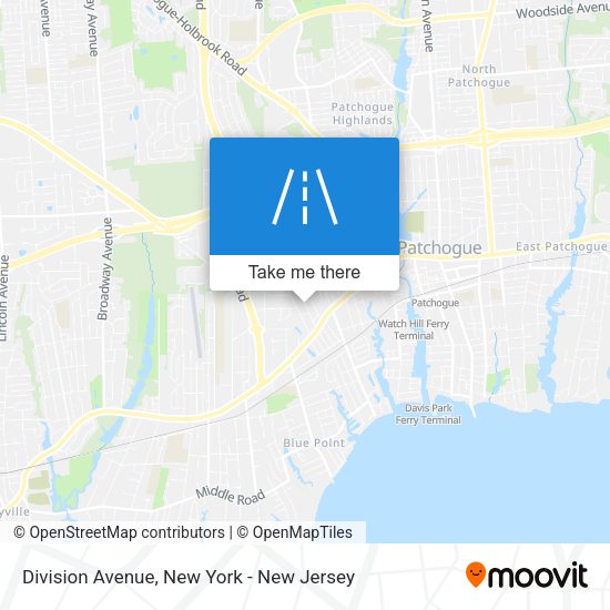 Mapa de Division Avenue