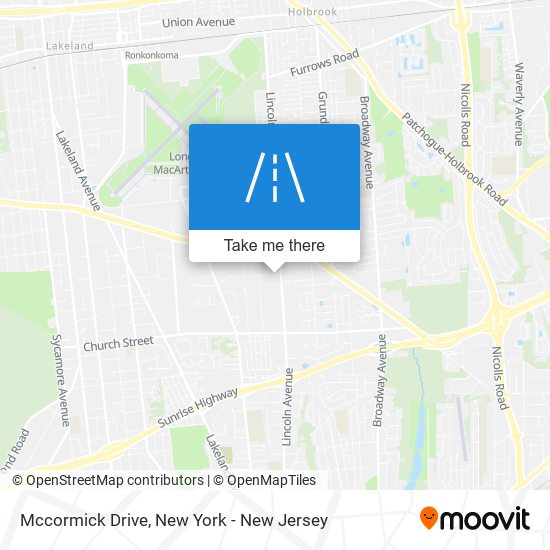 Mccormick Drive map