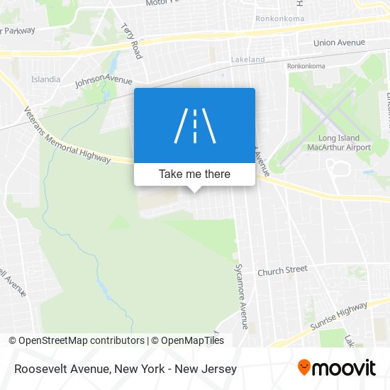 Roosevelt Avenue map