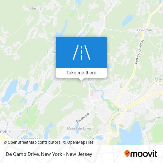 De Camp Drive map