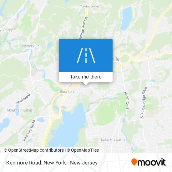 Kenmore Road map