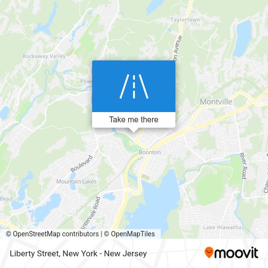 Mapa de Liberty Street