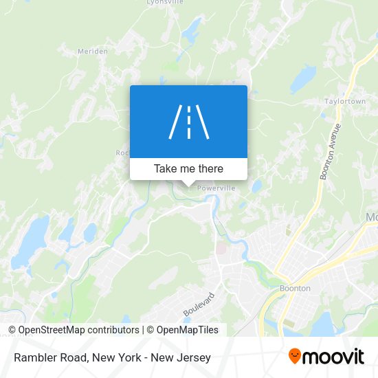 ¿Cómo llegar a Rambler Road, New York - New Jersey en Autobús o Tren?