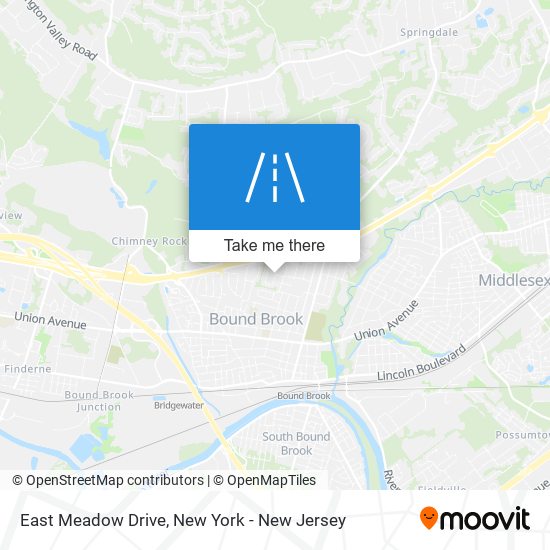 East Meadow Drive map