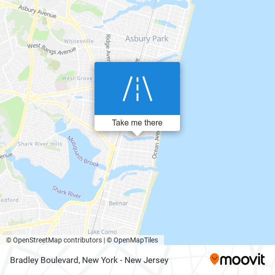 Bradley Boulevard map
