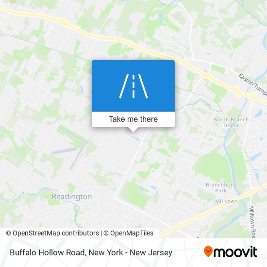 Buffalo Hollow Road map