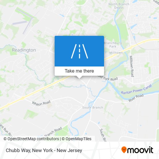 Chubb Way map