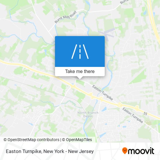 Easton Turnpike map