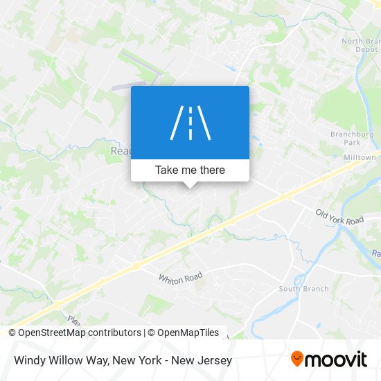 Windy Willow Way map