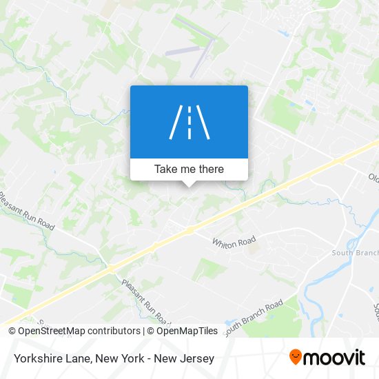 Mapa de Yorkshire Lane