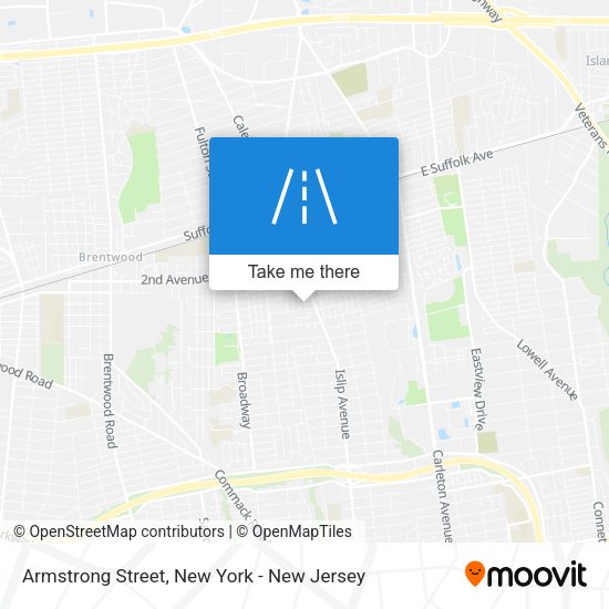 Mapa de Armstrong Street