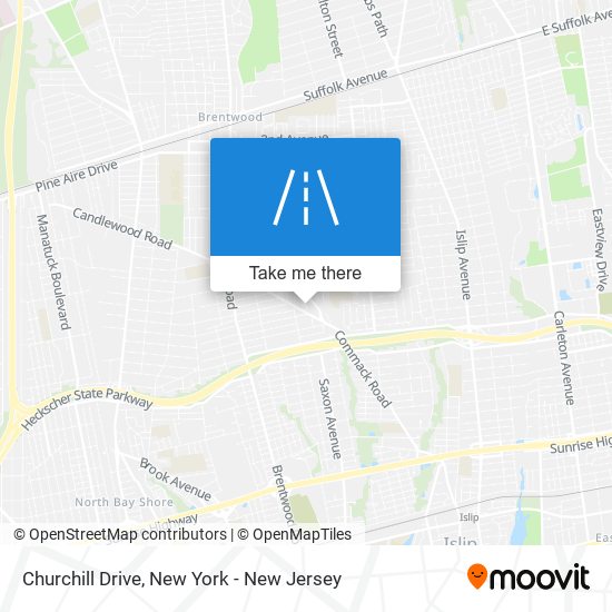 Mapa de Churchill Drive