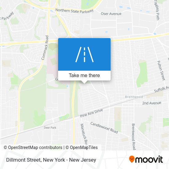 Mapa de Dillmont Street