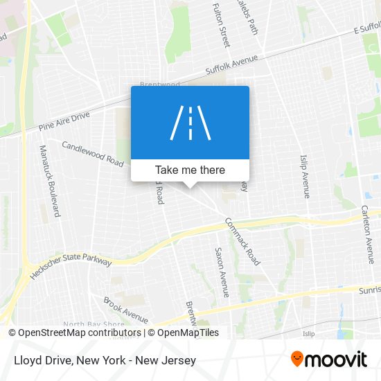 Lloyd Drive map