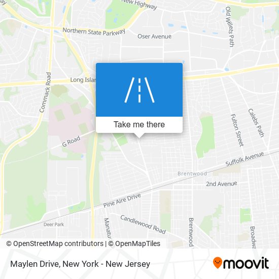 Maylen Drive map