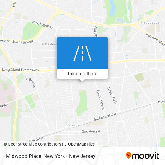 Midwood Place map