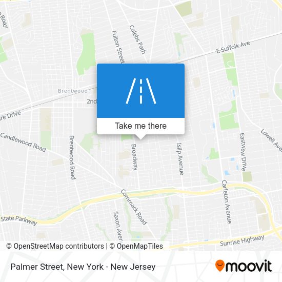 Mapa de Palmer Street