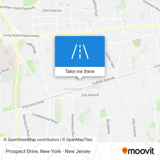Prospect Drive map