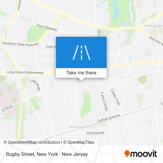 Rugby Street map