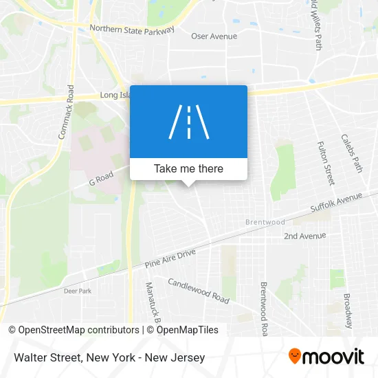 Walter Street map