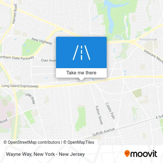 Wayne Way map