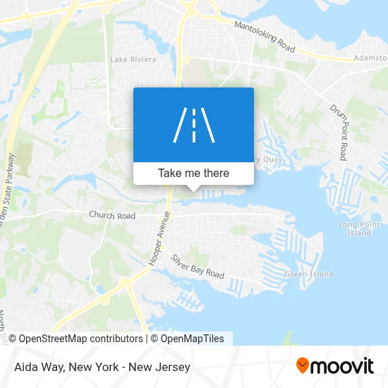 Aida Way map