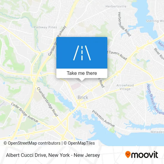Albert Cucci Drive map