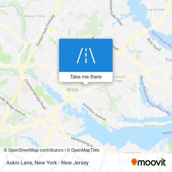 Mapa de Askin Lane