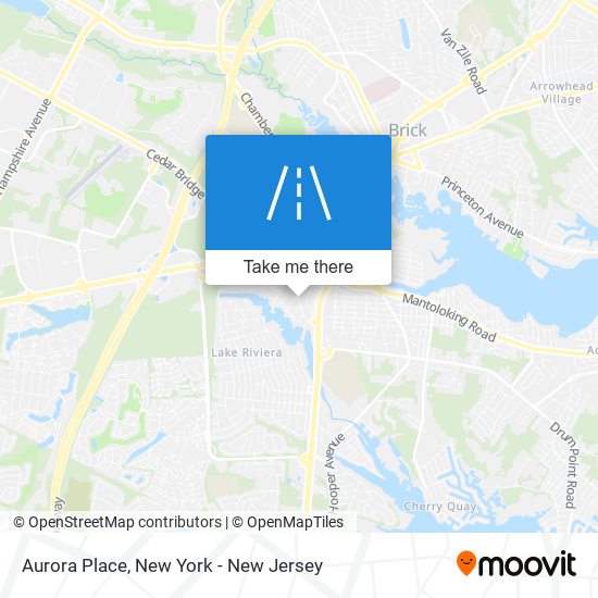 Aurora Place map