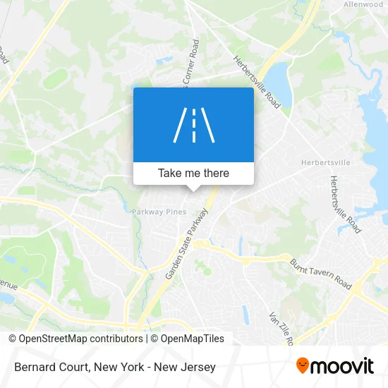 Bernard Court map