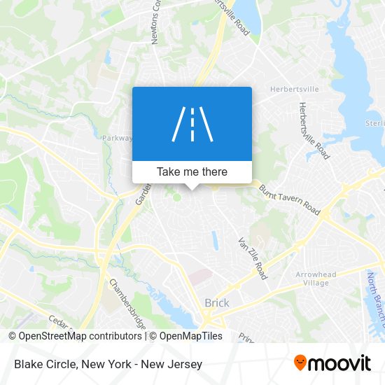 Mapa de Blake Circle