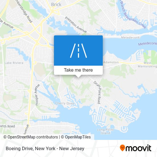 Boeing Drive map