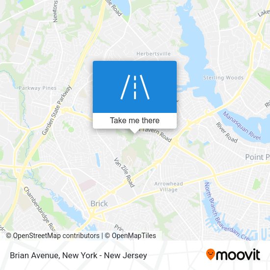 Mapa de Brian Avenue
