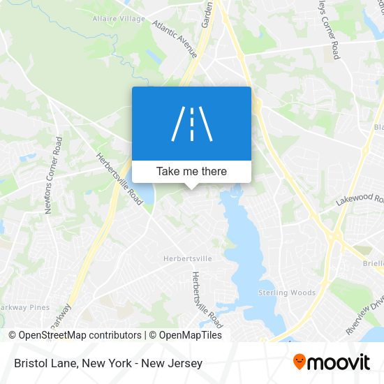 Mapa de Bristol Lane