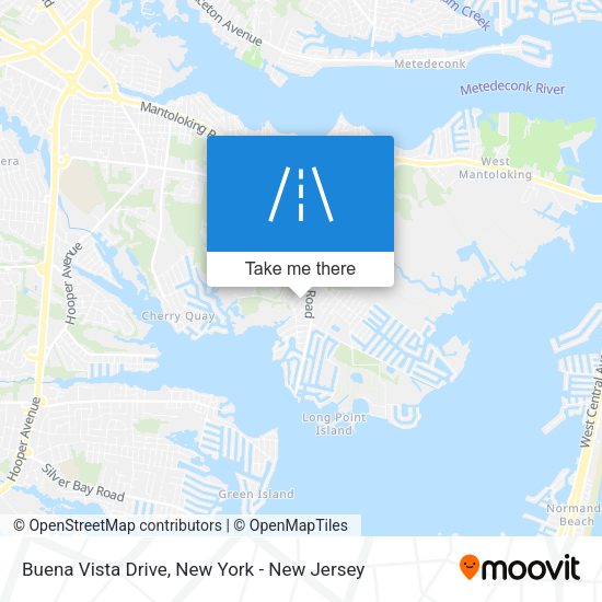 Buena Vista Drive map