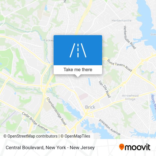 Mapa de Central Boulevard