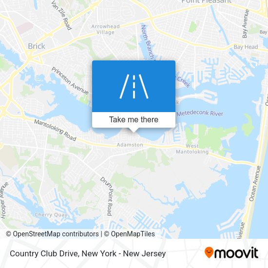Mapa de Country Club Drive