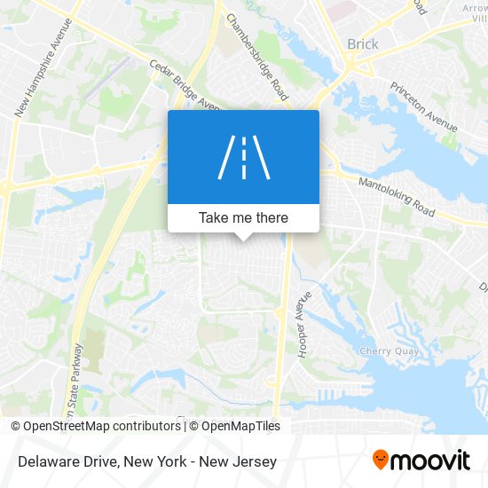 Delaware Drive map