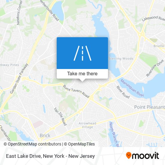 Mapa de East Lake Drive