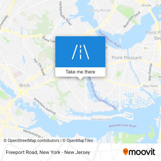 Mapa de Freeport Road