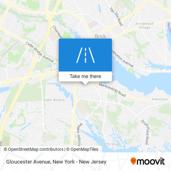 Mapa de Gloucester Avenue