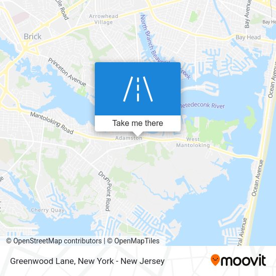 Mapa de Greenwood Lane