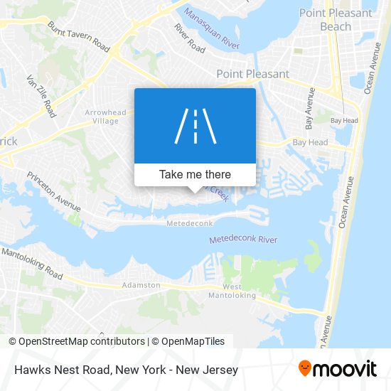 Mapa de Hawks Nest Road