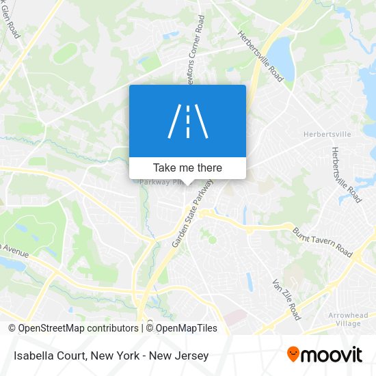 Mapa de Isabella Court