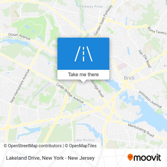 Mapa de Lakeland Drive